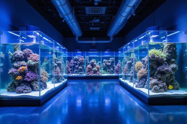 Saltwater fish room